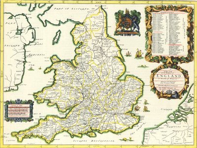 Atlas de Britannia, 1675 de John Ogilby