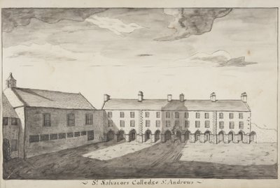 St Andrews Delineado - St Salvators College St Andrews de John Oliphant