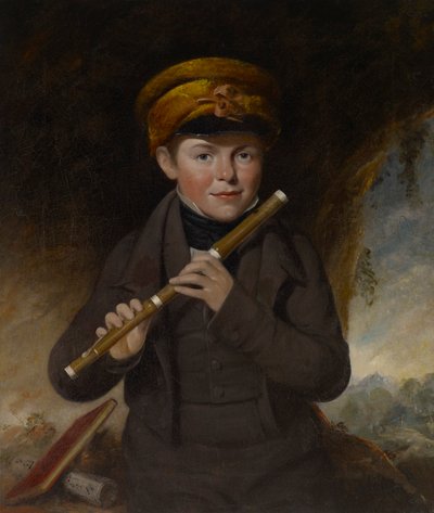 John Gurney Jr., el pequeño flautista de John Opie