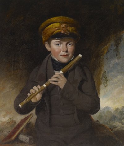 John Gurney, el pequeño flautista, c.1800 de John Opie