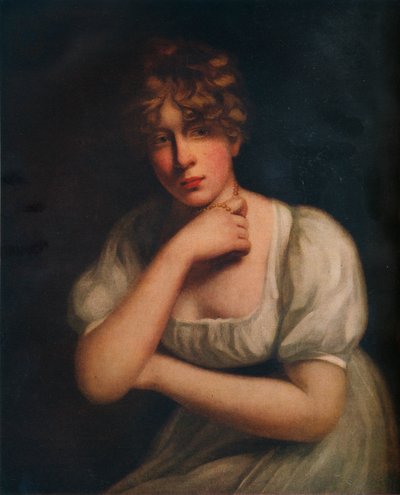 Miss Holcroft, siglo XVIII, 1916 de John Opie
