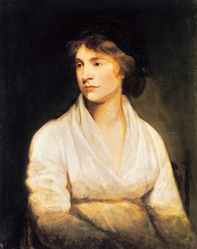Retrato de Mary Wollstonecraft, c.1797 de John Opie