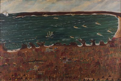 Campamento indio en Marblehead, 1920-28 de John Orne Johnson Frost