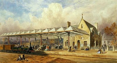 Estación de tren, 1868 de John Osborn Brown