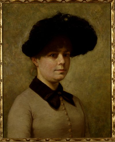 Retrato de Mary Etell Gertrude Walker (óleo sobre lienzo) de John Otis Adams
