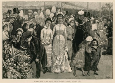 Exposición de flores en los Jardines de la Royal Botanic Society, Regent
