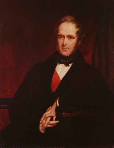 Retrato de Henry John Temple, 1844-45 de John Partridge
