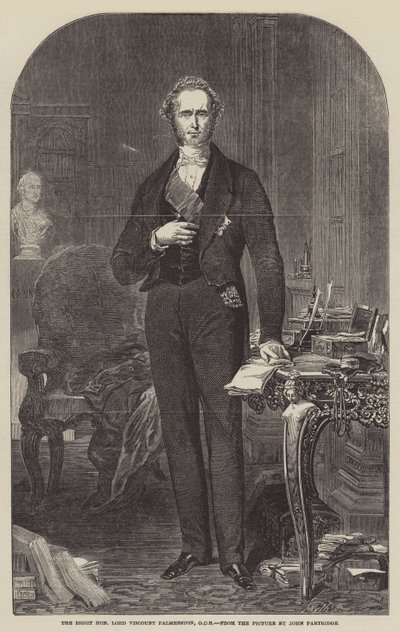 El Muy Honorable Lord Vizconde Palmerston, GCB de John Partridge