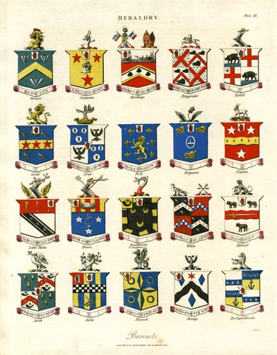 Escudos de armas de barones británicos;Placa XC de John Pass