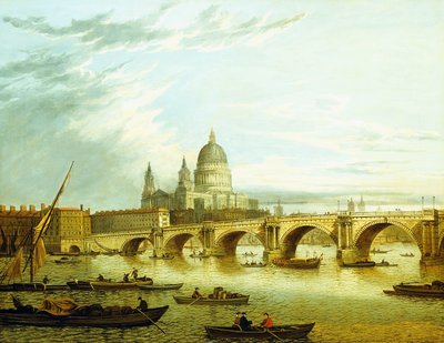 Vista del Puente de Blackfriars con la Catedral de San Pablo de John Paul