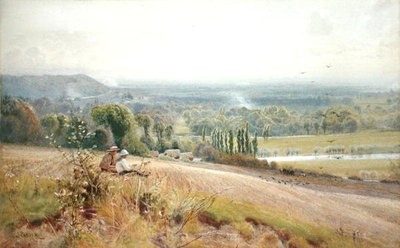 Vista desde Hedsor Hill en el Támesis, cerca de Cookham de John Pedder