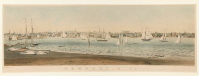 Newport, Rhode Island / Vista desde Fort Wolcott, Goat Island de John Perry Newell