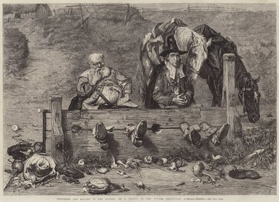 Hudibras y Ralpho en las stocks de John Pettie
