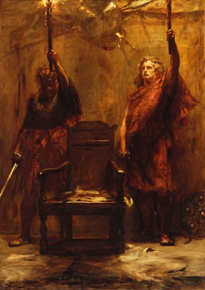 Los candelabros del jefe de John Pettie