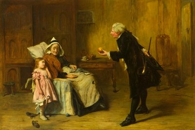 La visita del doctor de John Pettie