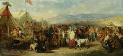 Un boceto para "Una feria escocesa" de John Phillip