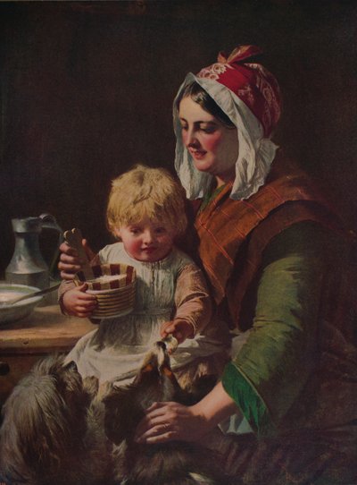 Hora de la comida, c1850, c1915 de John Phillip