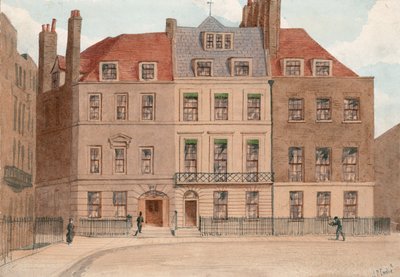 Red Lion Square, Holborn, Londres. Nos 22, 23 y 24 de John Phillipp Emslie