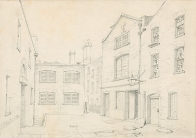 White Hart Court, Castle Street, St Martin in the Fields. Demolido con la construcción de Charing Cross Road de John Phillipp Emslie