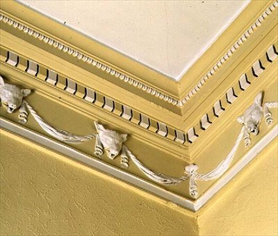 Friso neoclásico del comedor, Belle Isle, Windermere, 1774 de John Plaw