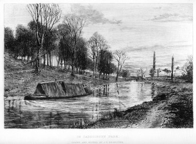 En el Parque Cassiobury, siglo XIX de John Postle Heseltine