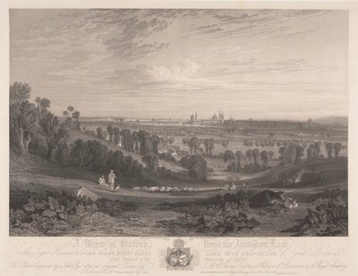 Vista de Oxford desde la carretera de Abingdon de John Pye