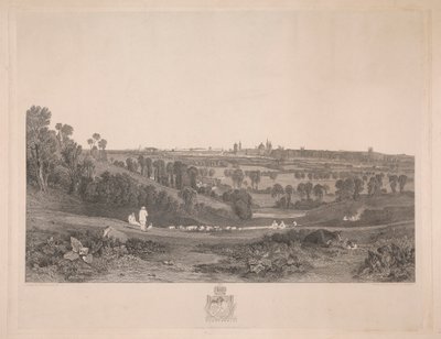 Vista de Oxford desde la carretera de Abingdon de John Pye