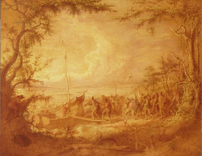 Embarque desde Communipaw, 1861 de John Quidor