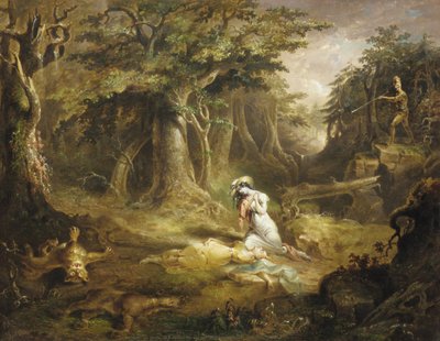 El rescate de Leatherstocking de John Quidor
