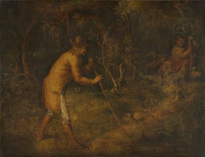 El Diablo y Tom Walker, 1856 de John Quidor