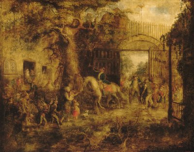 La puerta de Wall Street de Stuyvesant el Vigilante de John Quidor
