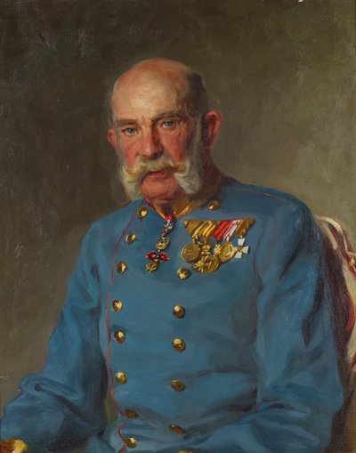 El emperador Francisco José I con el uniforme de servicio de un mariscal de campo austríaco de John Quincy Adams