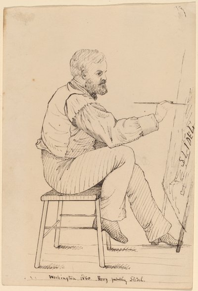 Serie de clase de dibujo - E.W. Perry de John Quincy Adams Ward