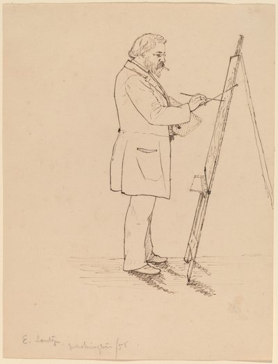 Dibujando - Emanuel Leutze de John Quincy Adams Ward