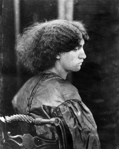 Jane Morris, posada por Dante Gabriel Rossetti, 1865 de John R. Parsons