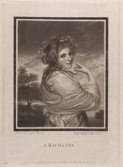 Una Bachante (Emma Hart, más tarde Lady Hamilton) de John Raphael Smith