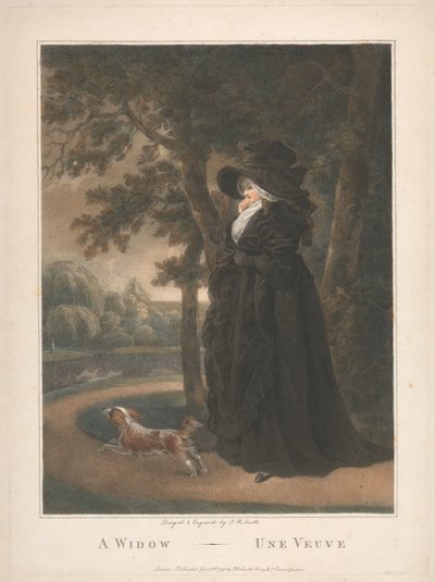 A Widow - Una viuda de John Raphael Smith