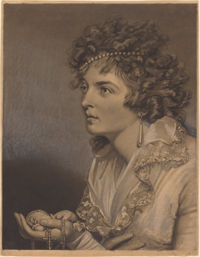 Amanthis con perlas de John Raphael Smith