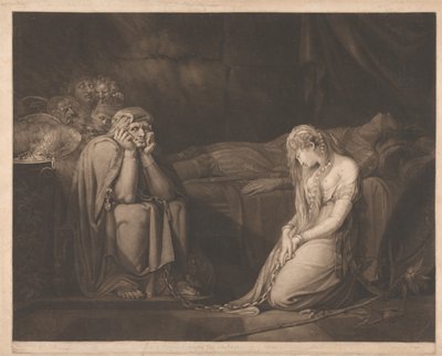 Bellsane y Parzival bajo el hechizo de Urma de John Raphael Smith