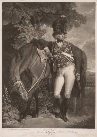 George, Príncipe de Gales, 1792 de John Raphael Smith