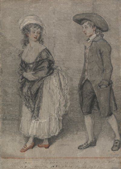 En seguida va tras ella como el buey al matadero (Proverbios, capítulo VII, versículo 22). de John Raphael Smith