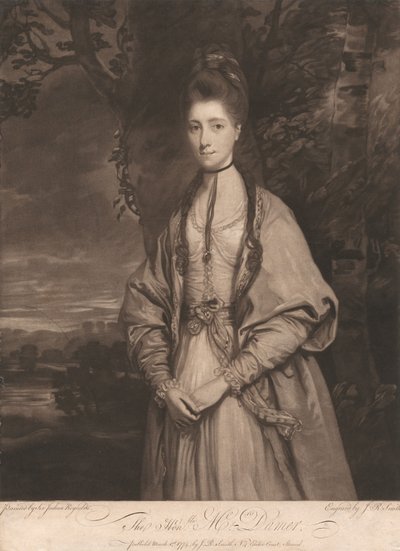 La honorable señora Damer de John Raphael Smith