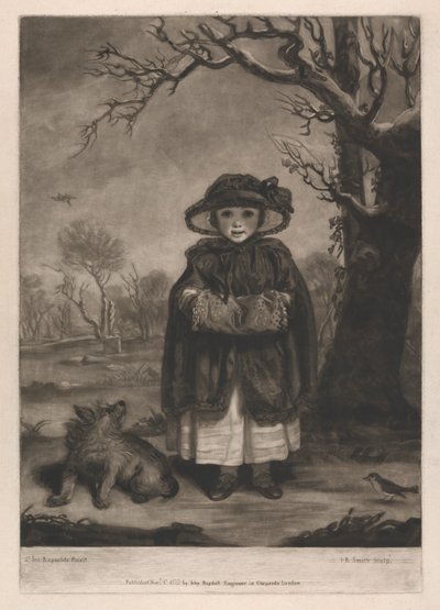 Lady Caroline Montagu como "Invierno de John Raphael Smith