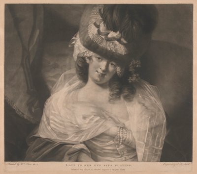 El amor en sus ojos se sienta a jugar de John Raphael Smith
