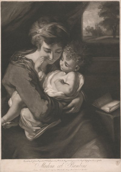 Madona con niño de John Raphael Smith