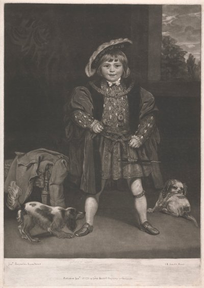 Maestro Crewe como "Enrique VIII de John Raphael Smith