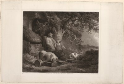 Campesino y Cerdos de John Raphael Smith