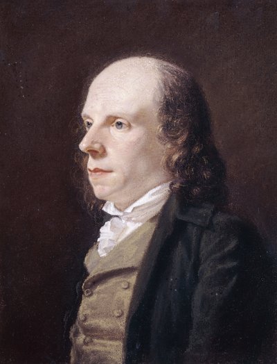 Retrato de John Flaxman, R.A., 1795 de John Raphael Smith