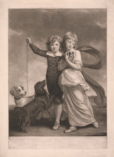 Los niños Clavering de John Raphael Smith