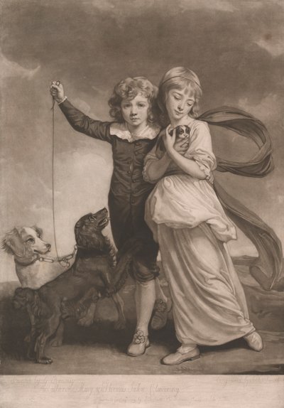 Los niños Clavering de John Raphael Smith